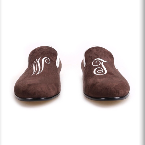 custom embroidered loafers